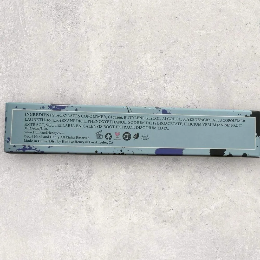 Hank And Henry Beauty Fukk Buddy Mascara In Blue, BNIB